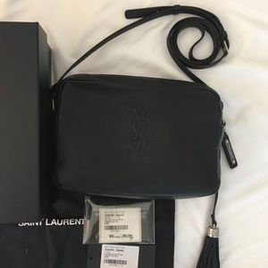 Saint Laurent Lou crossbody/camera bag black